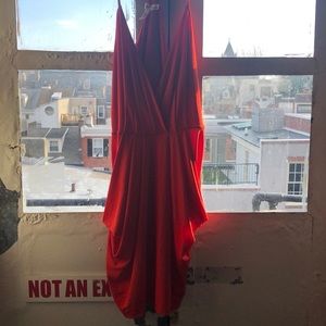 BCBG Red Dress. With cute pockets.